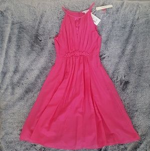 ESLEY FROM IVY & LEO ||| PINK DRESS NWT
